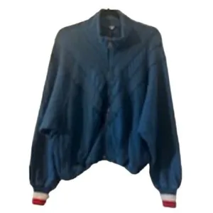 Free People FP Movement Hit The Slopes Jacket Full Zip Long Sleeve Blue Medium