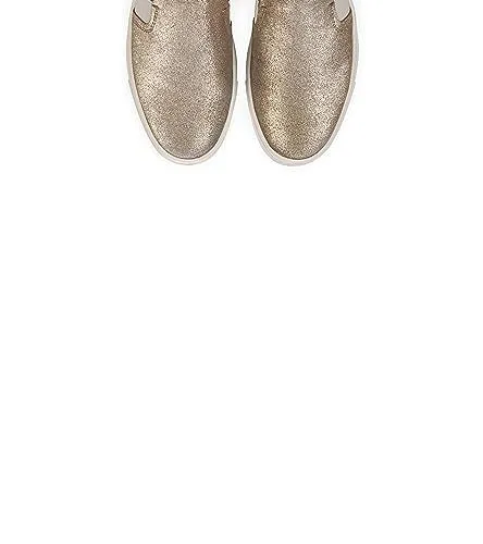 Frye Ivy Slip-On Shoes for Women Featuring Soft Leather with Thick Rubber Outsole, Removable Molded Footbed, and Padded Collar and Vamp – ½” Heel Height, Pewter - 9M