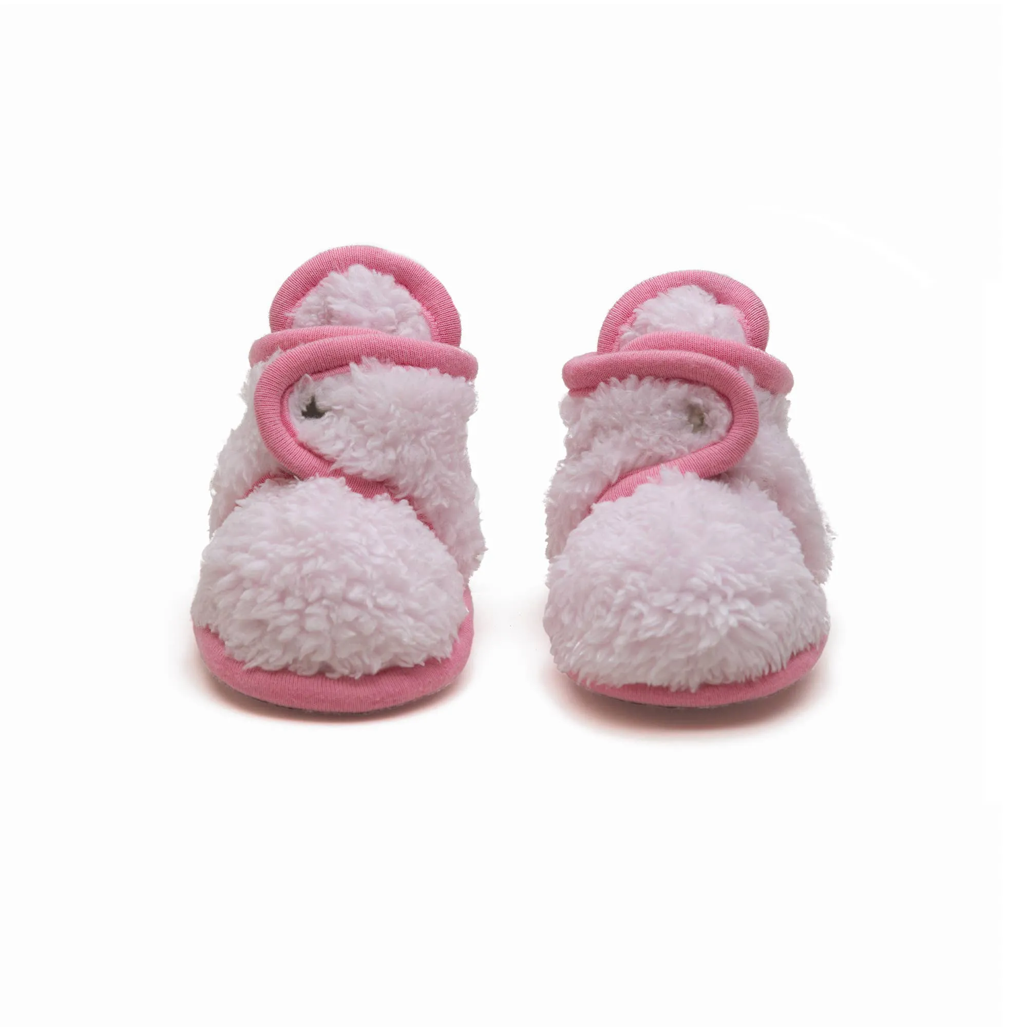 Furry Pink Bootie