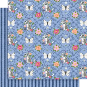 G45 - Spring is in the Air - 12x12 Single Sheet / Choose Happy