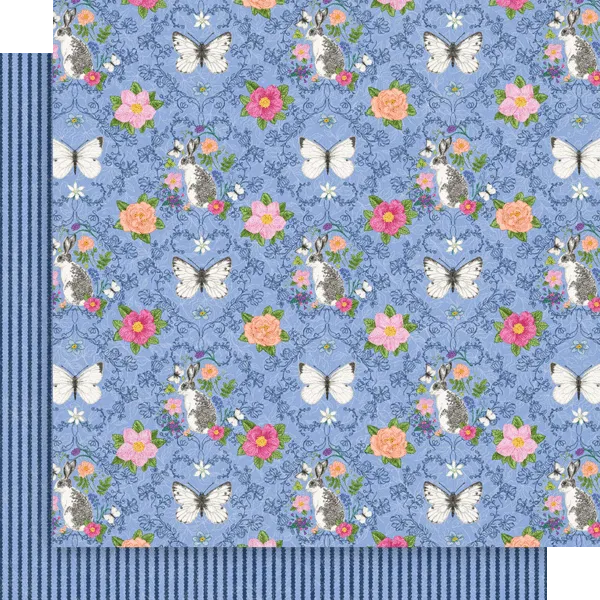 G45 - Spring is in the Air - 12x12 Single Sheet / Choose Happy