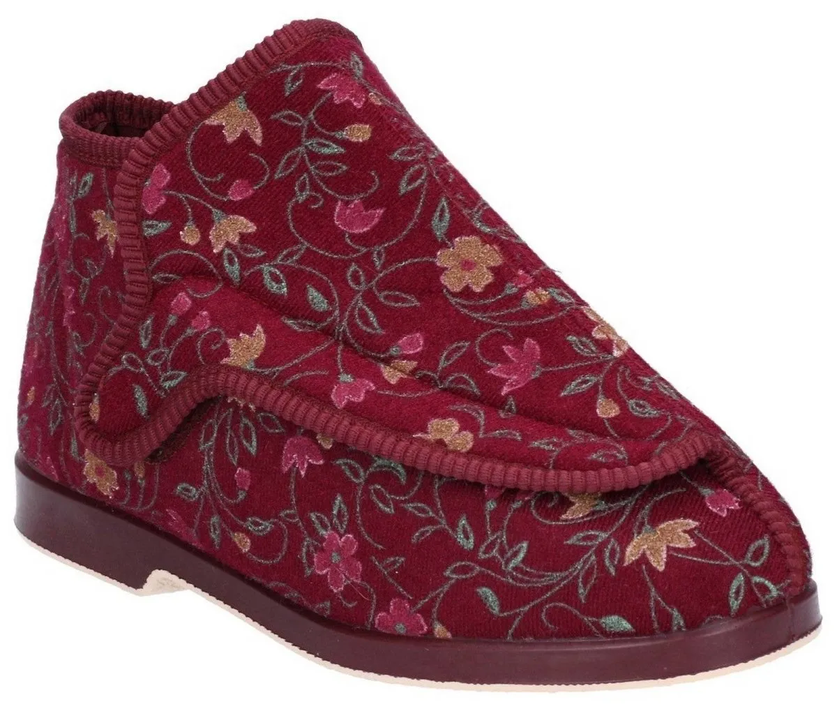 GBS Rhona Ladies 5E Extra Wide Fit Bootie Slippers