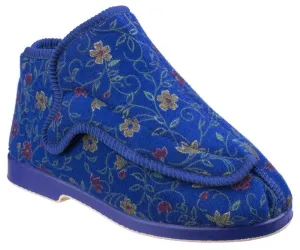GBS Rhona Ladies 5E Extra Wide Fit Bootie Slippers
