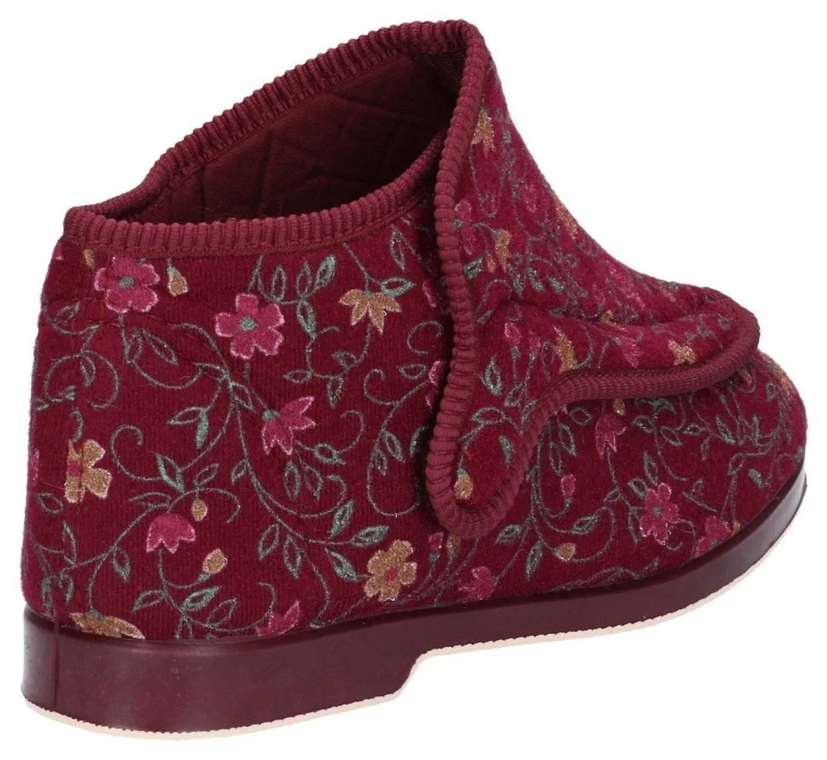 GBS Rhona Ladies 5E Extra Wide Fit Bootie Slippers