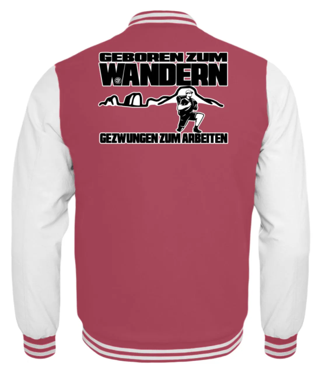 Geboren zum Wandern ...  - Kinder College Sweatjacke