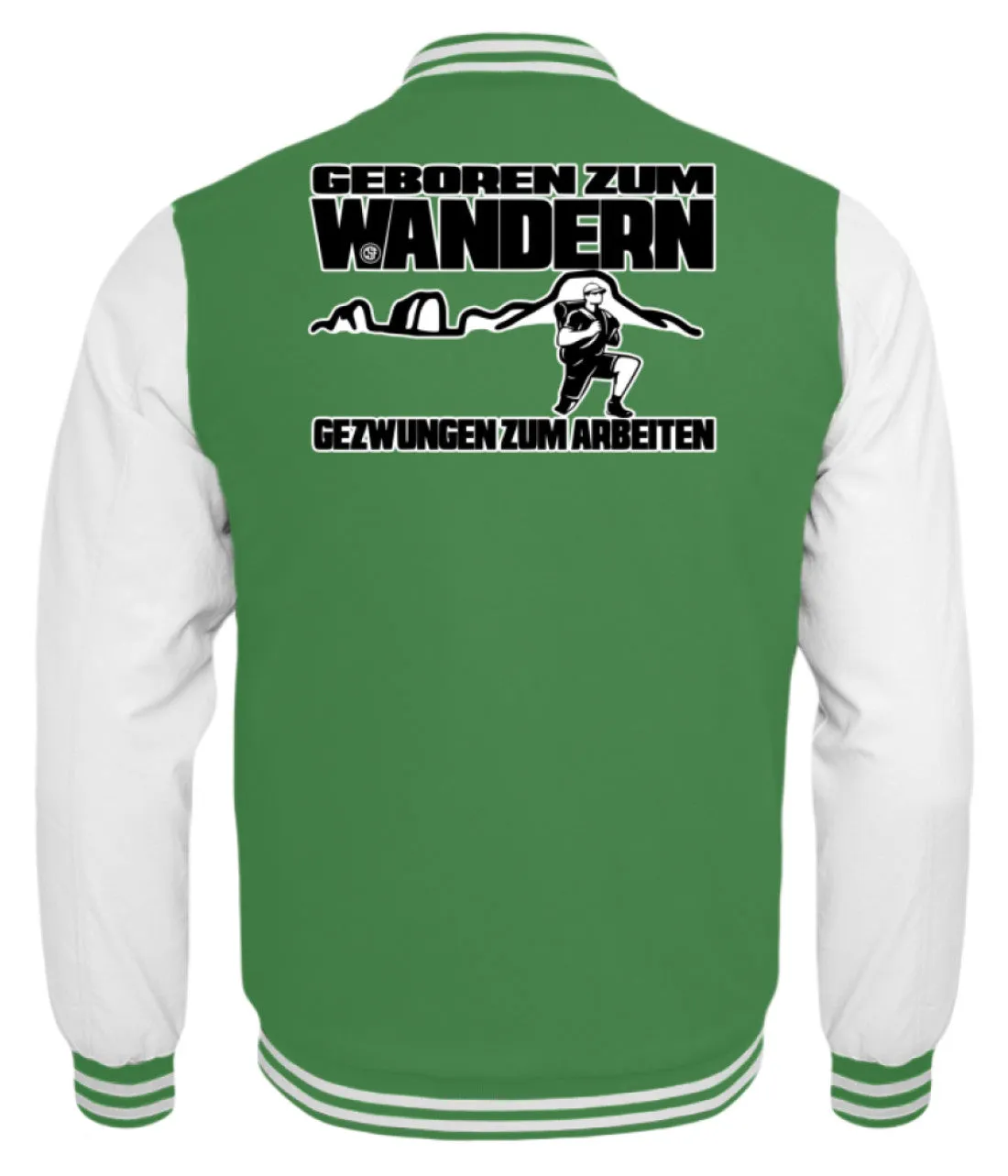 Geboren zum Wandern ...  - Kinder College Sweatjacke