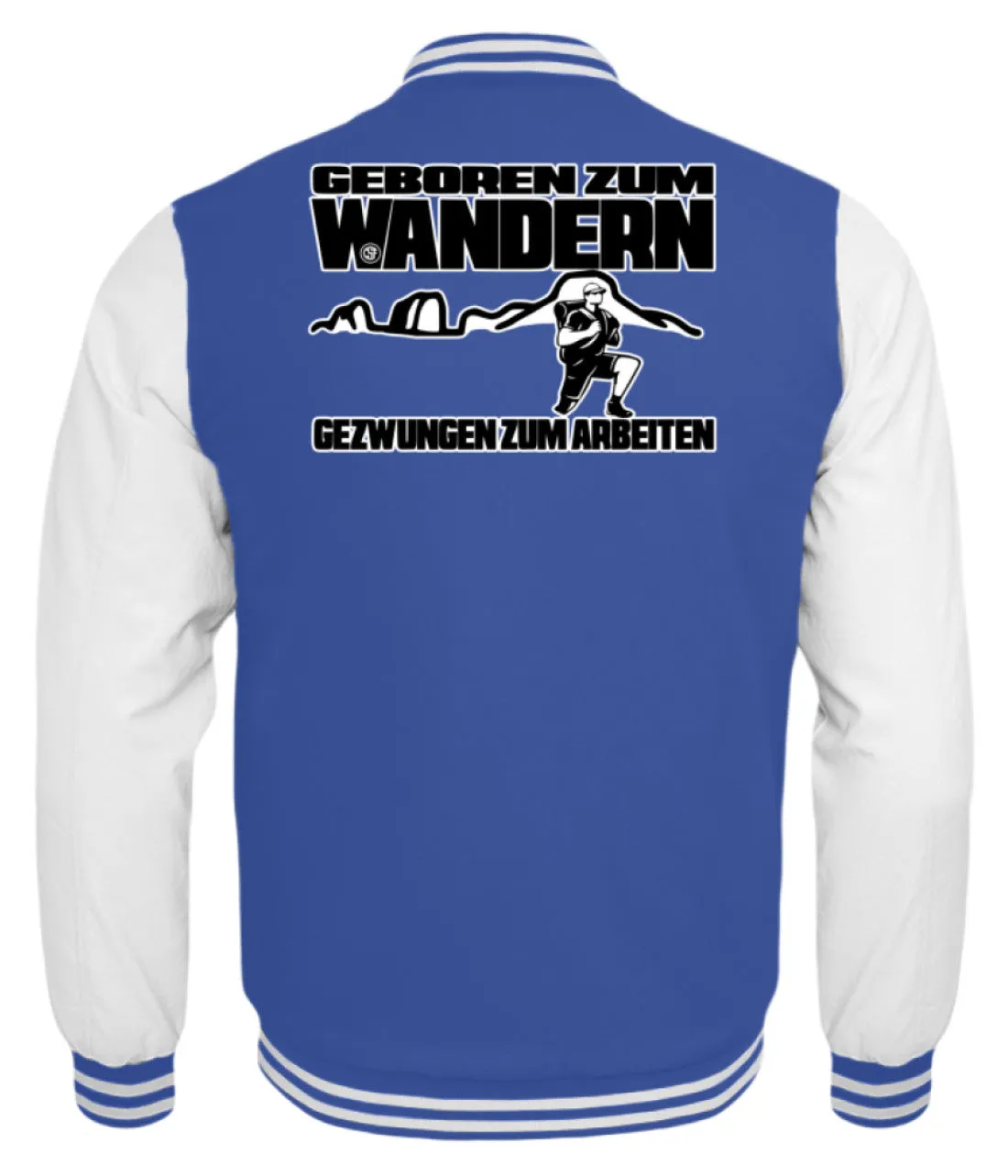 Geboren zum Wandern ...  - Kinder College Sweatjacke
