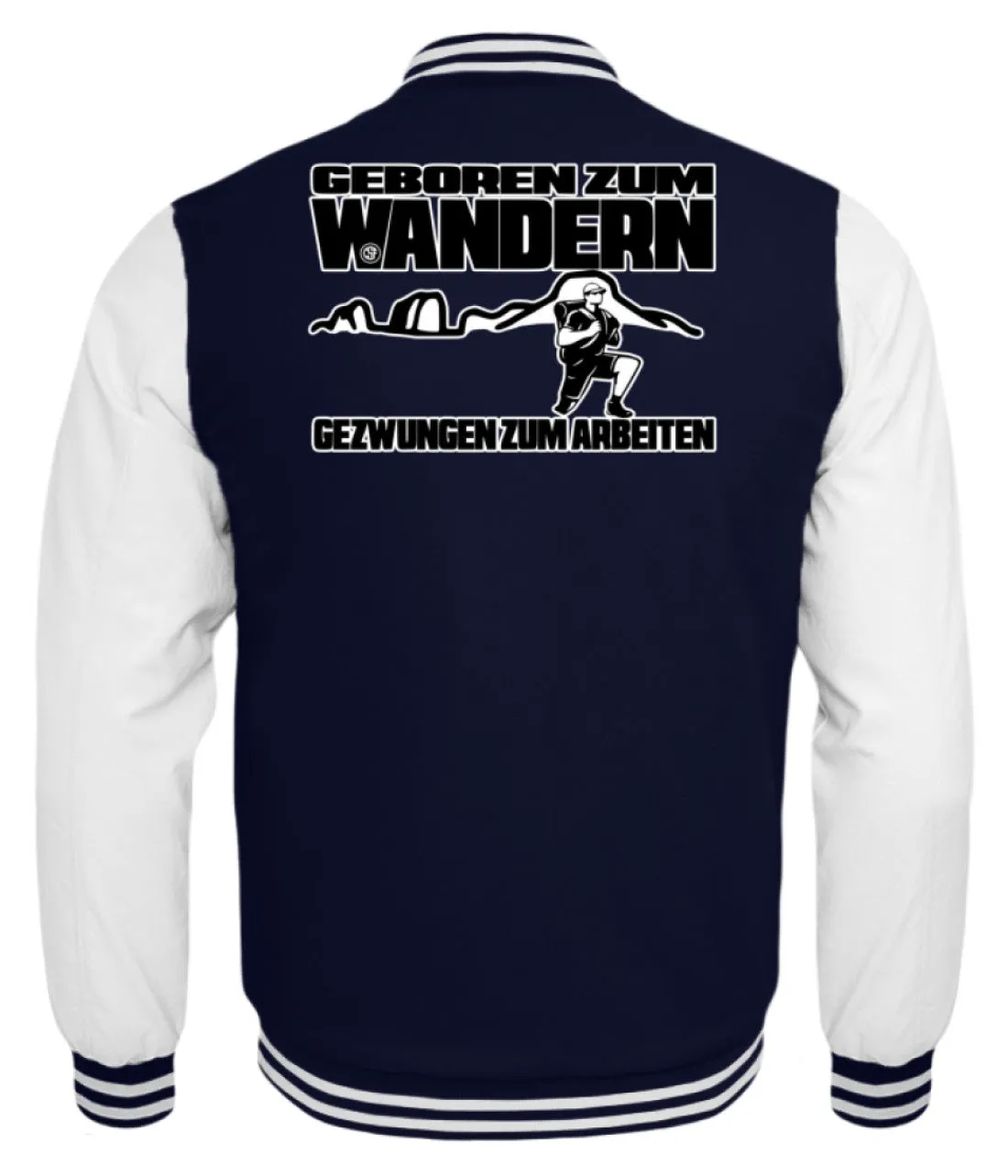 Geboren zum Wandern ...  - Kinder College Sweatjacke