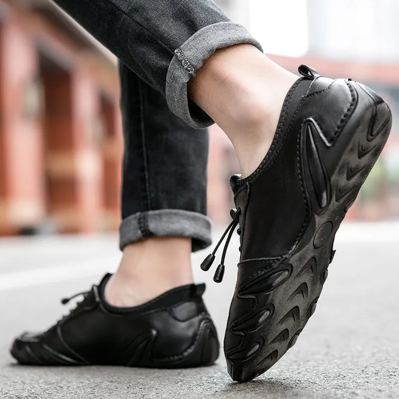 Genuine Leather Shoes Men outdoor