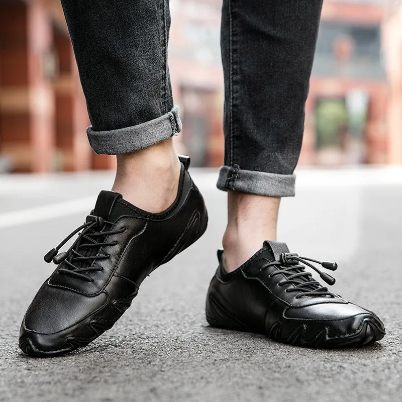 Genuine Leather Shoes Men outdoor