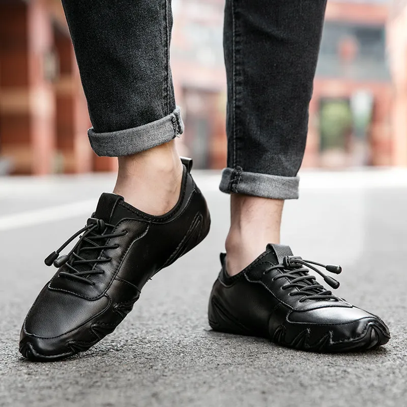 Genuine Leather Shoes Men outdoor