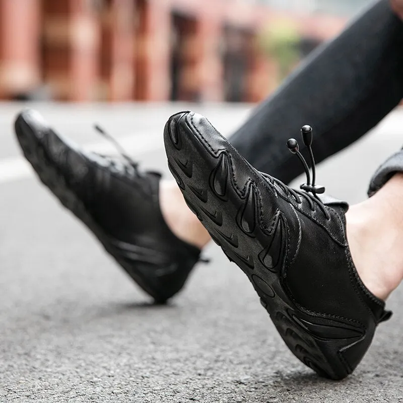 Genuine Leather Shoes Men outdoor