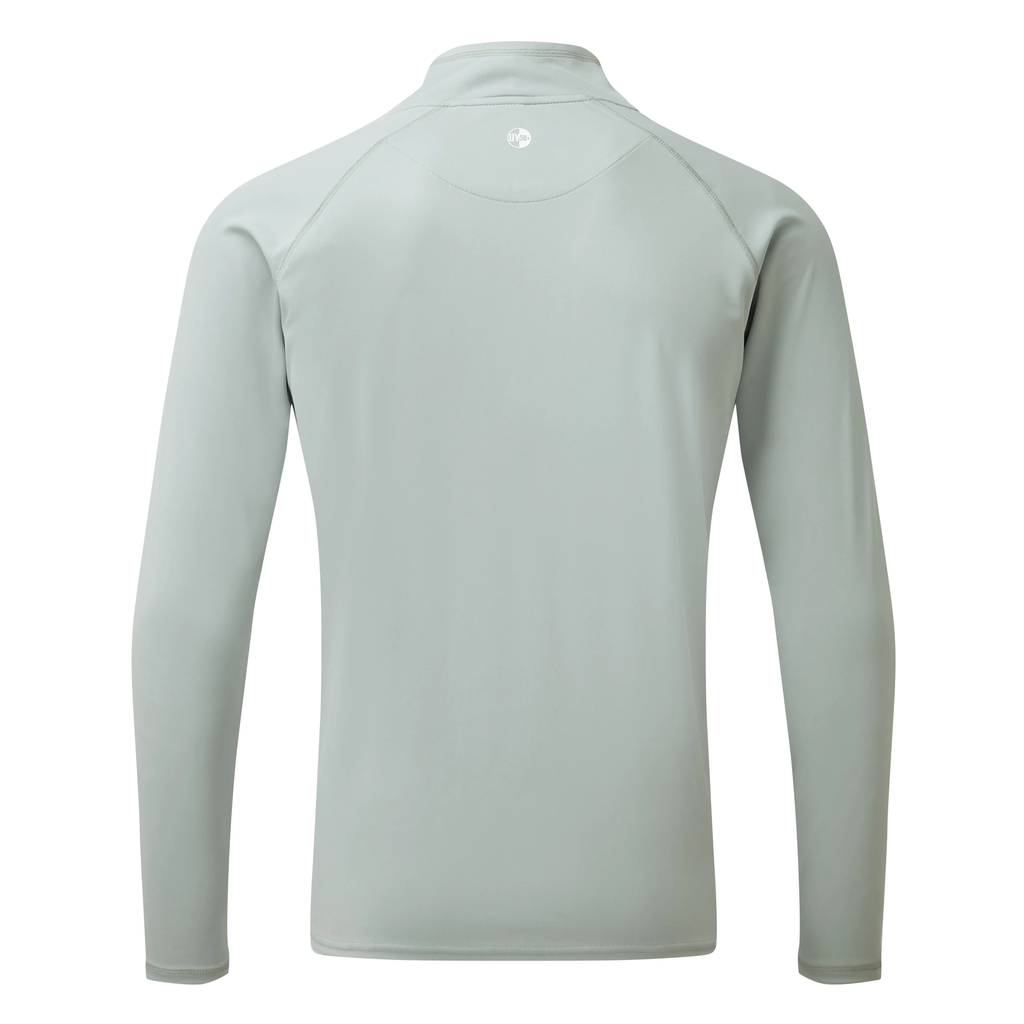 Gill Men's UV Tec Long Sleeve Zip Tee Medium Grey