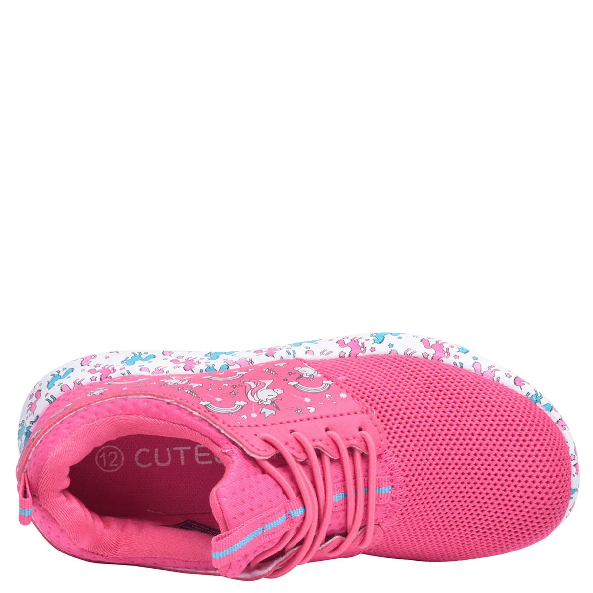 Girl Athletic Shoes Kids Unicorn Sneakers Toddler, Little, Big Kids Shoe Sizes 5-4