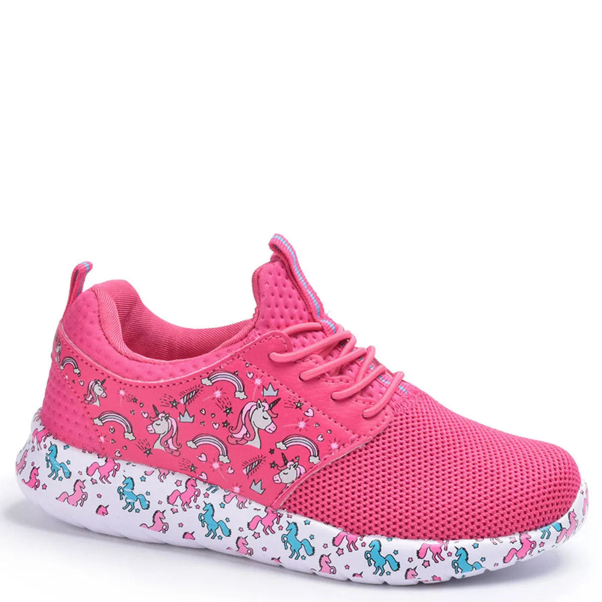 Girl Athletic Shoes Kids Unicorn Sneakers Toddler, Little, Big Kids Shoe Sizes 5-4
