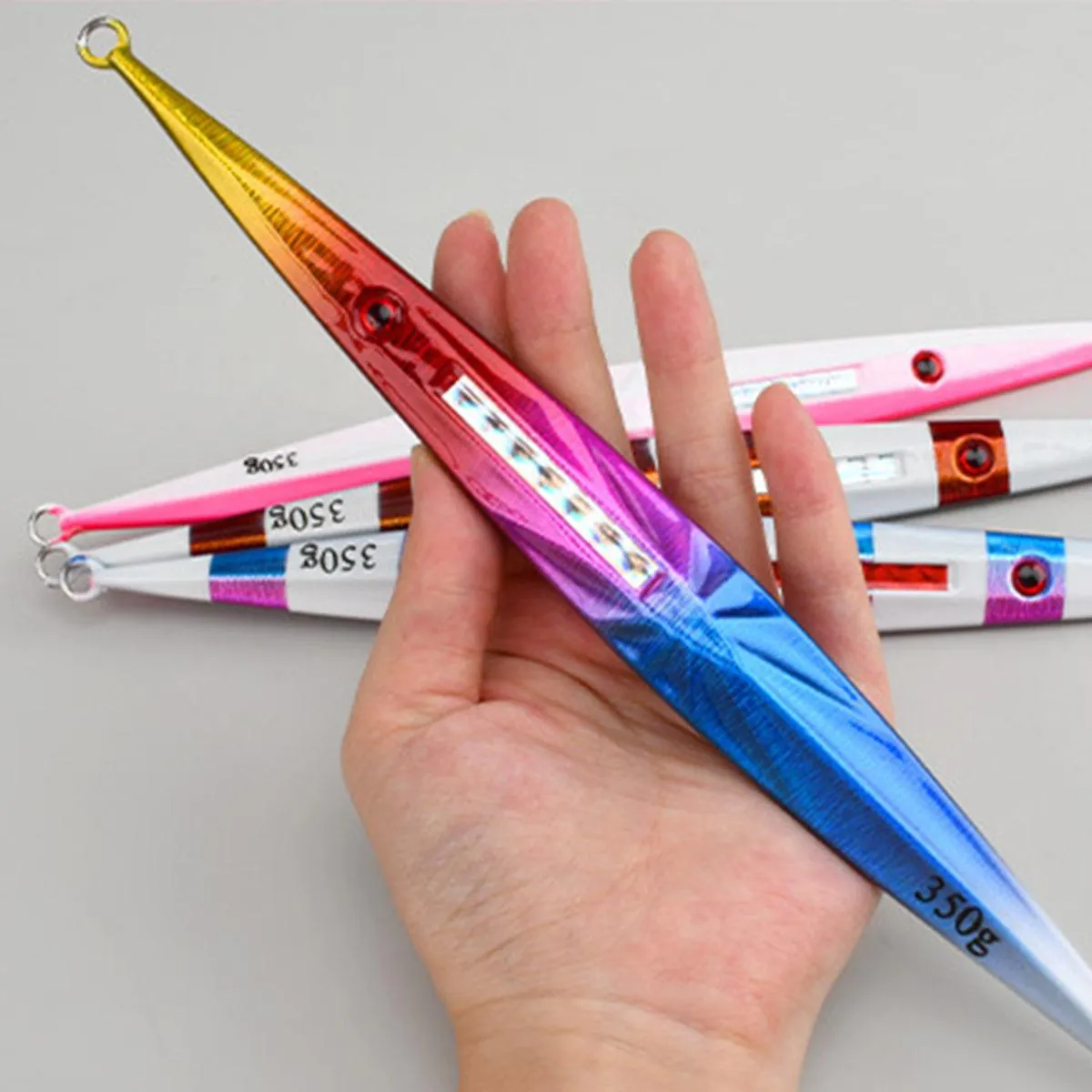 Glow in the Dark Fishing Lure Bionic Jigging Bait 150-400g Deep Sea Tackle
