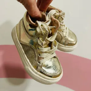 Gold Side-zip Hightops, 4C