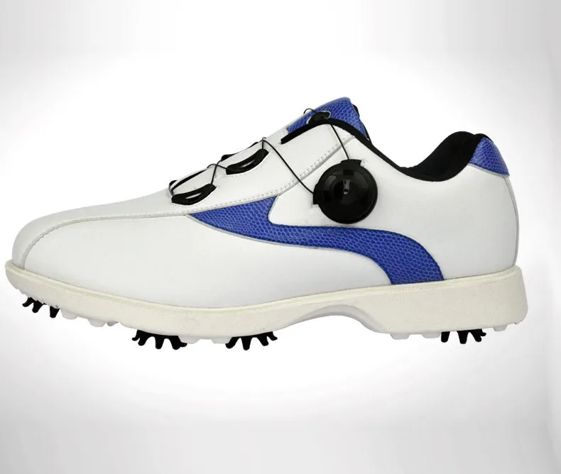 Golf Shoes Men Waterproof Sports Shoes Knobs Buckle Sneakers Mesh Lining Breathable Anti-slip Trainers for Male