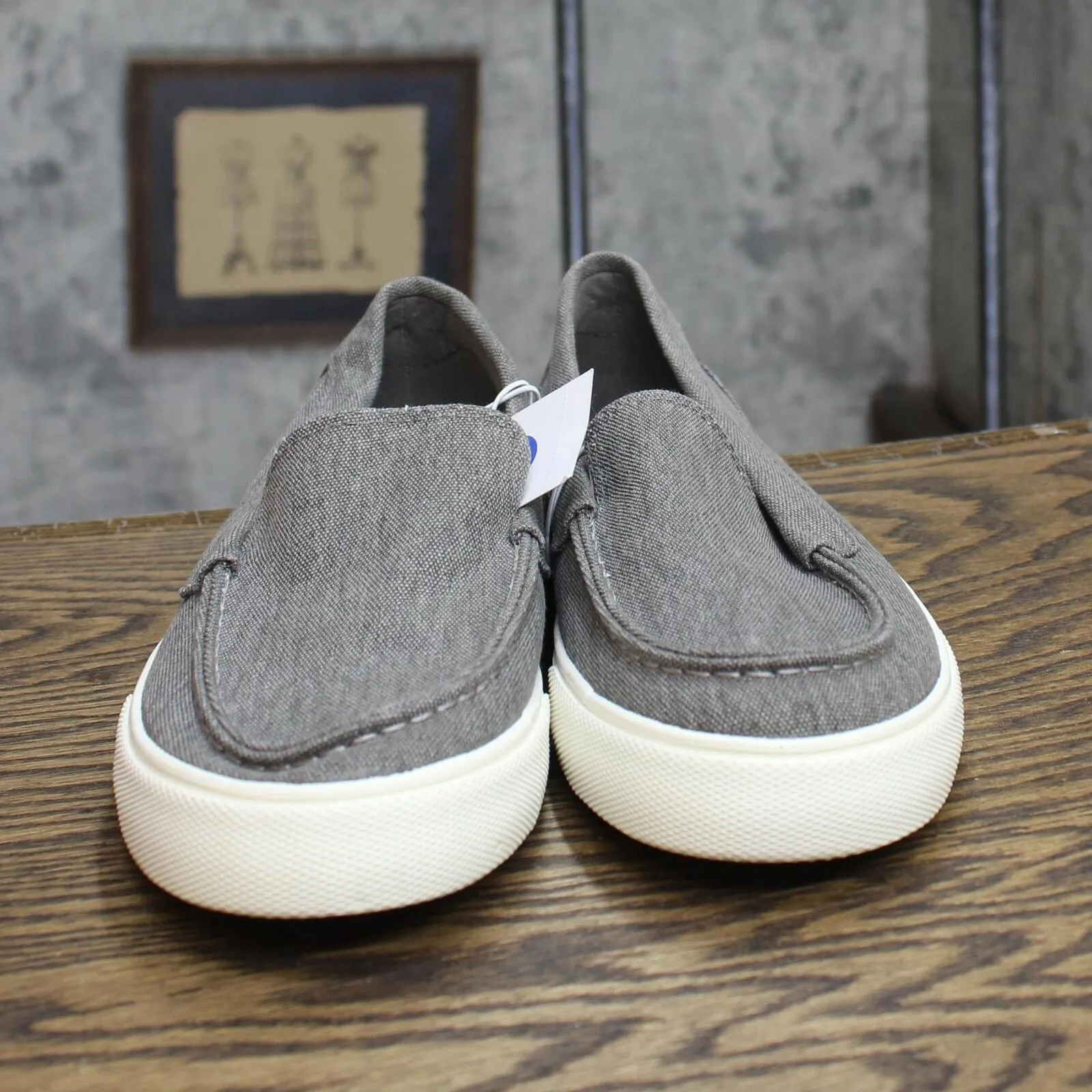 Goodfellow & Co Mens Gabe Canvas Sneakers 89470792 Gray 7