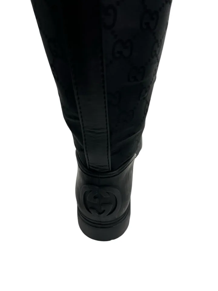 Gucci Prato Nylon Rain Boots 36 = US 6 Women's Shoes