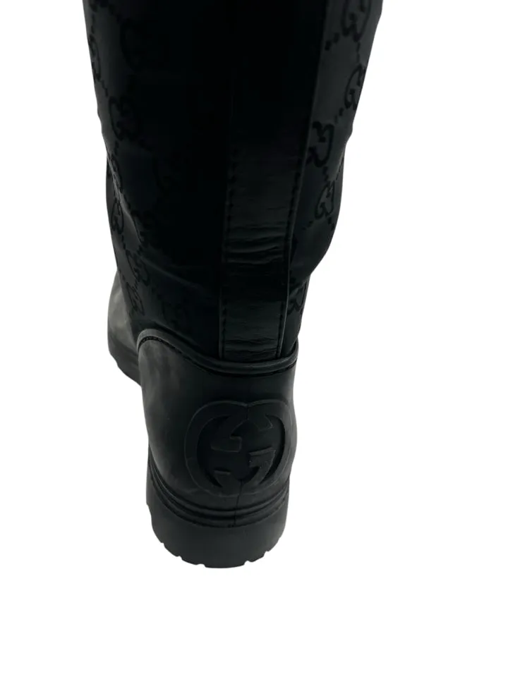 Gucci Prato Nylon Rain Boots 36 = US 6 Women's Shoes