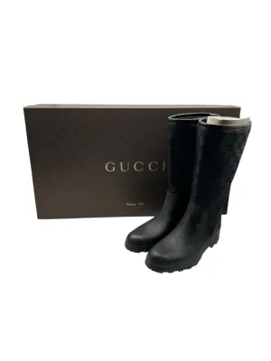 Gucci Prato Nylon Rain Boots 36 = US 6 Women's Shoes