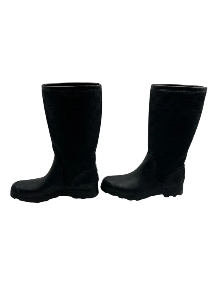 Gucci Prato Nylon Rain Boots 36 = US 6 Women's Shoes