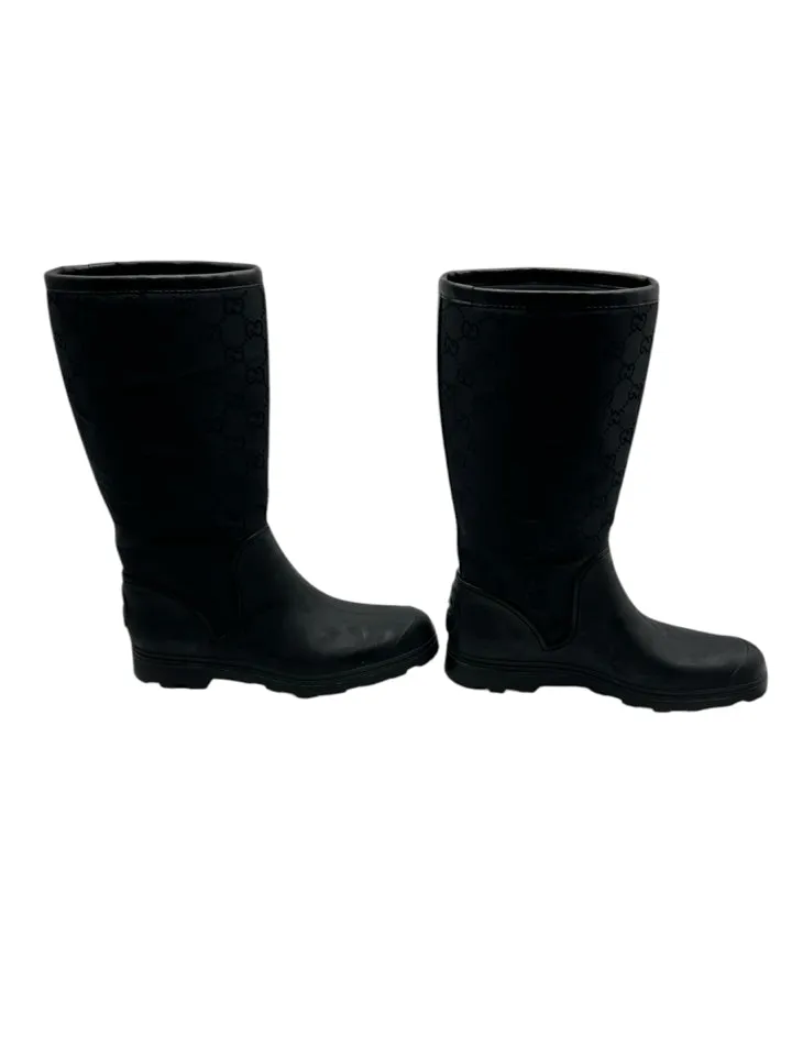 Gucci Prato Nylon Rain Boots 36 = US 6 Women's Shoes