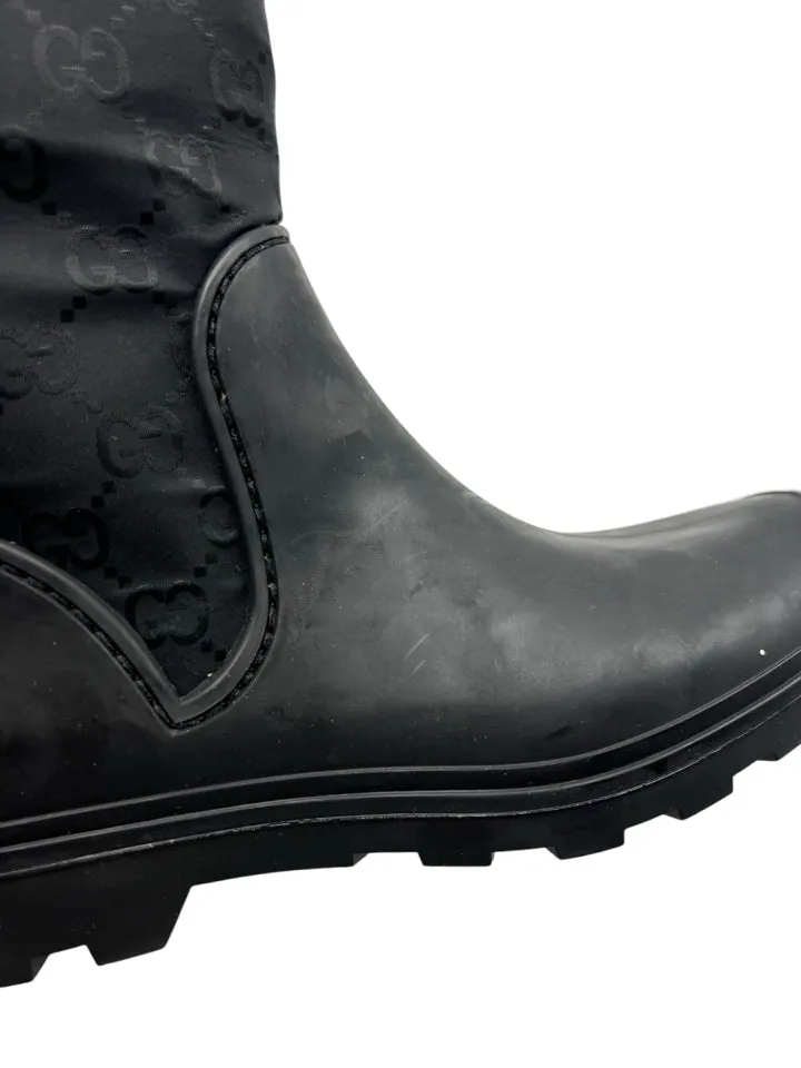 Gucci Prato Nylon Rain Boots 36 = US 6 Women's Shoes