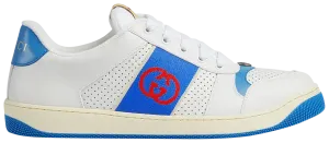 Gucci Screener 'Interlocking G - White Blue' Sneakers for Men