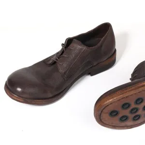 Handmade Leather Sole Round Toe Trend Casual Shoes