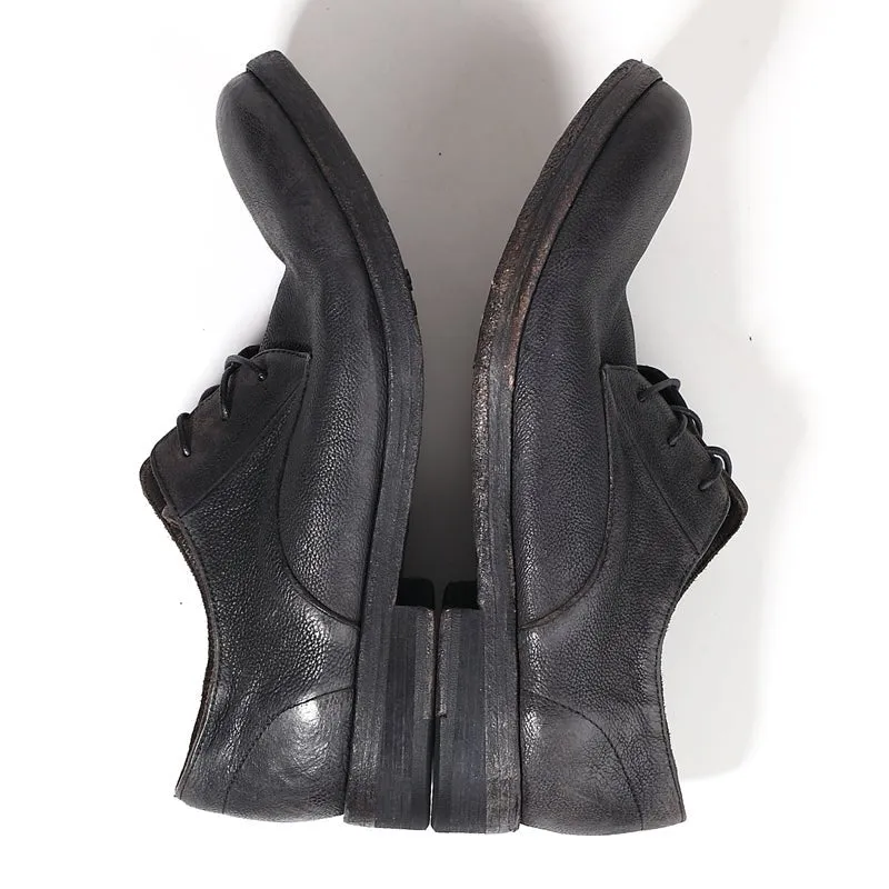 Handmade Leather Sole Round Toe Trend Casual Shoes