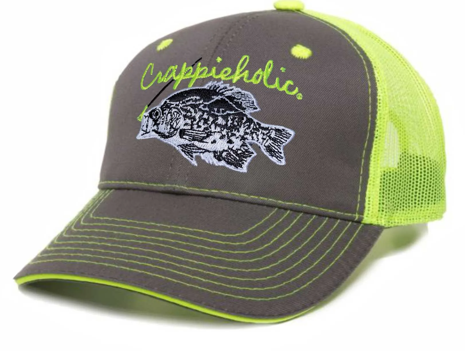 HEADWEAR Crappieholic ODC GWT101M neon Yellow