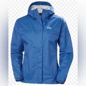 Helly Hansen Women’s Loke Hiking Shell Rain Jacket Light Blue Size XL