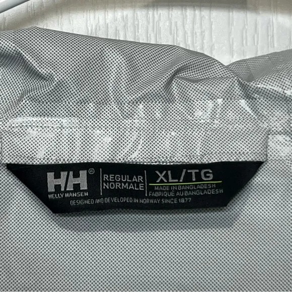 Helly Hansen Women’s Loke Hiking Shell Rain Jacket Light Blue Size XL
