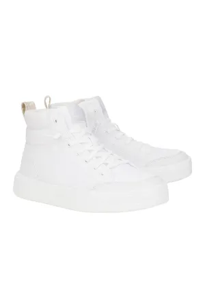 HEYDUDE Women’s Cody Hi Canvas Sneakers in White | 41971-100