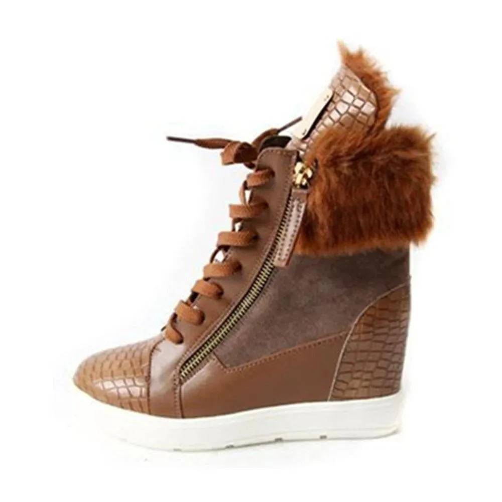 High heel Women's Elevator Casual Shoes Casual Platform Shoes