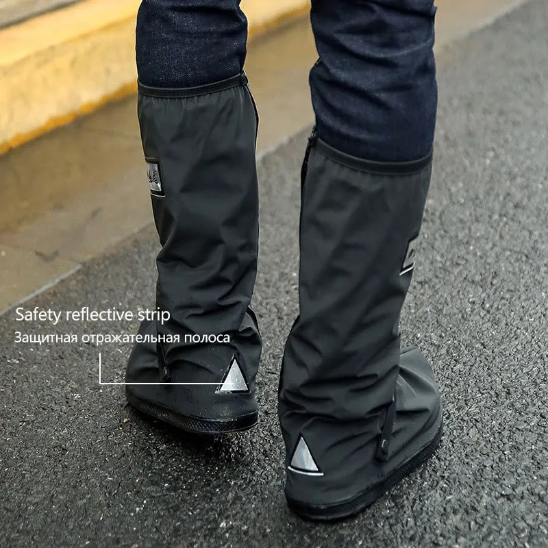 High Top Waterproof Shoes Covers For Shoes Motorcycle Cycling Bike Rain Boot Rain Cover
