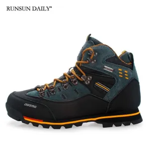 Hiking Shoes Men Winter Mountain Climbing Snow Boots
