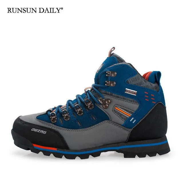 Hiking Shoes Men Winter Mountain Climbing Snow Boots