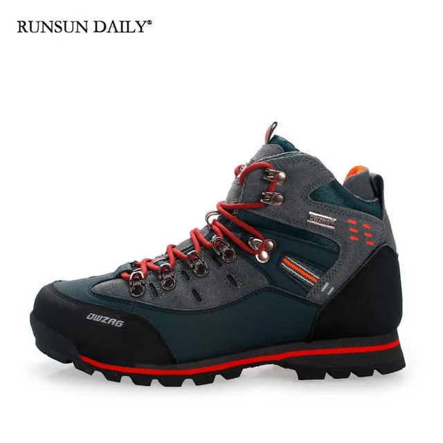 Hiking Shoes Men Winter Mountain Climbing Snow Boots