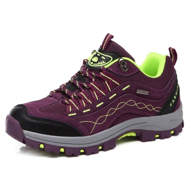 Hiking Shoes Waterproof Trekking Climbing Sneakers Couples Hunting Boots