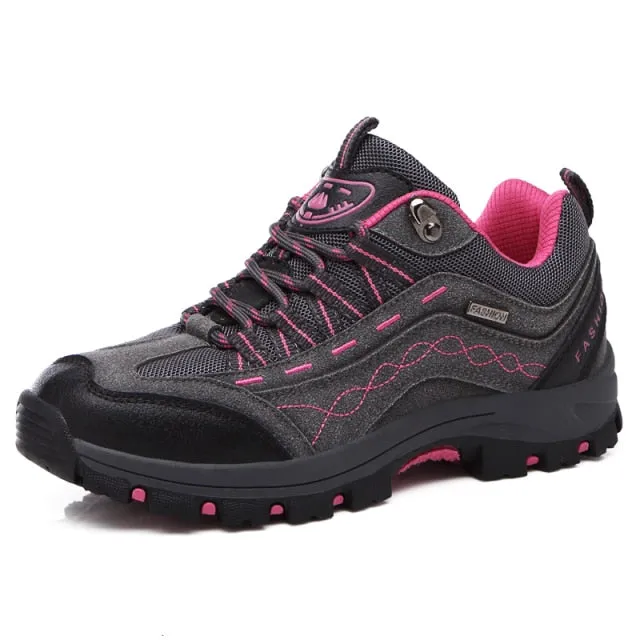 Hiking Shoes Waterproof Trekking Climbing Sneakers Couples Hunting Boots