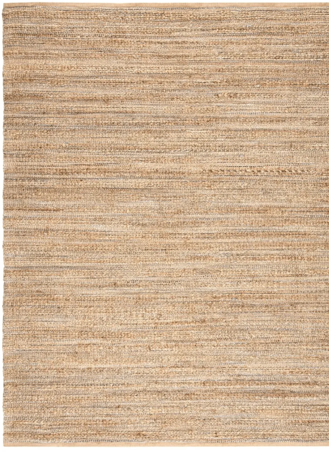 Himalaya Jute Rug - Tapioca & Artic Ice