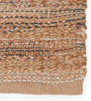 Himalaya Jute Rug - Tapioca & Artic Ice
