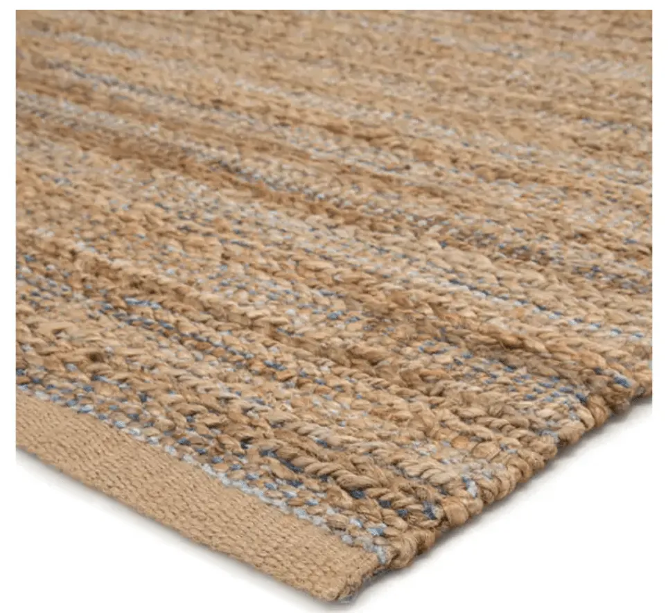 Himalaya Jute Rug - Tapioca & Artic Ice