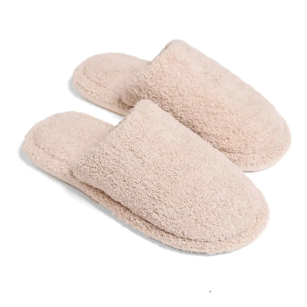 Home Sweet Home Slippers Beige