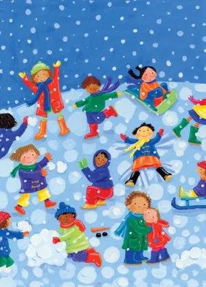 Hooray for A Snow Day! Multicultural Holiday Cards