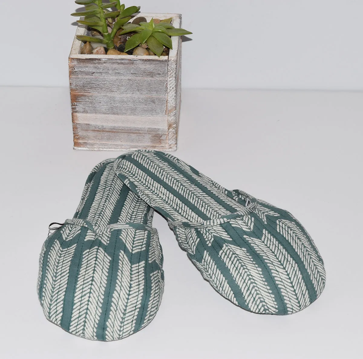 House Slippers | Aiko Sagebrush