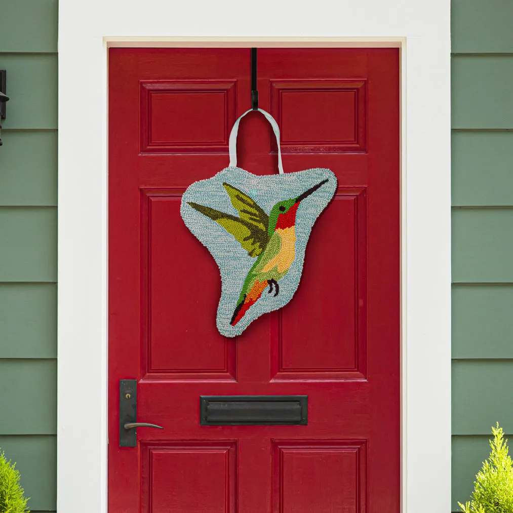 Hummingbird Hooked Door Décor,2dhp2517